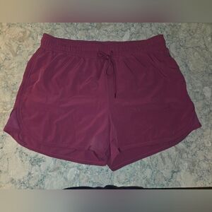 Ideology Women's Burgundy Athletic Shorts